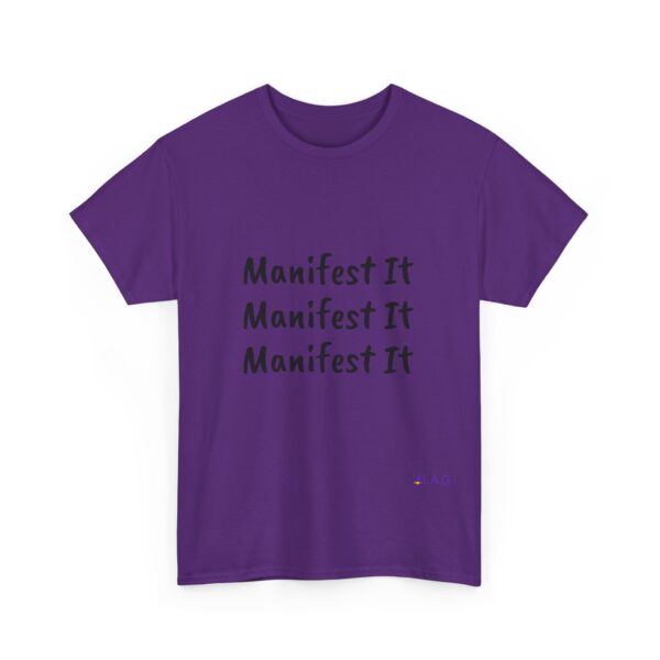 Unisex Cotton "Manifest It" Tee - Image 354