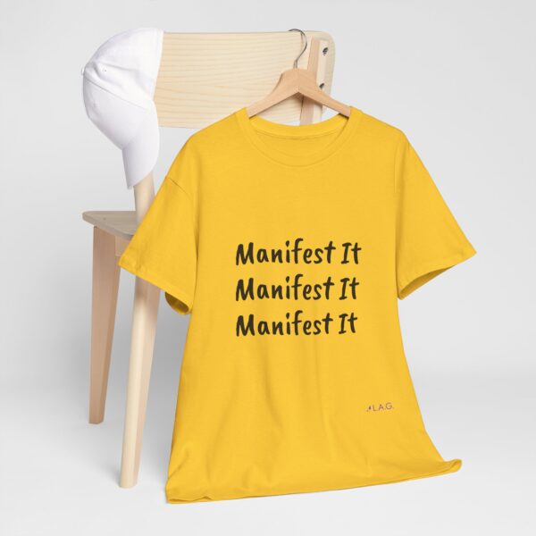 Unisex Cotton "Manifest It" Tee - Image 8