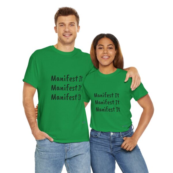 Unisex Cotton "Manifest It" Tee - Image 213