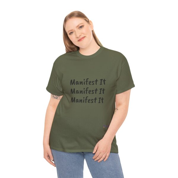 Unisex Cotton "Manifest It" Tee - Image 147