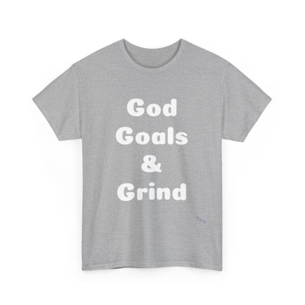 Unisex Cotton Tee "God, Goals & Grind" - Image 47