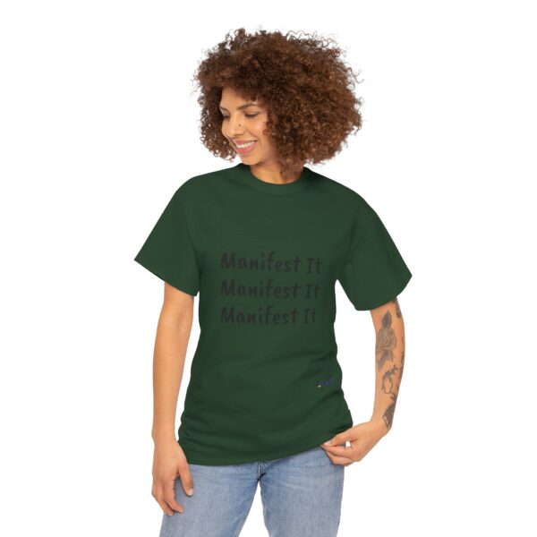 Unisex Cotton "Manifest It" Tee - Image 173