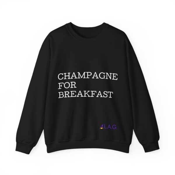 Unisex "Champagne for Breakfast" Crewneck Sweatshirt - Image 17