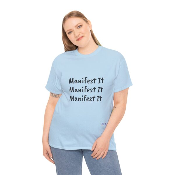 Unisex Cotton "Manifest It" Tee - Image 255