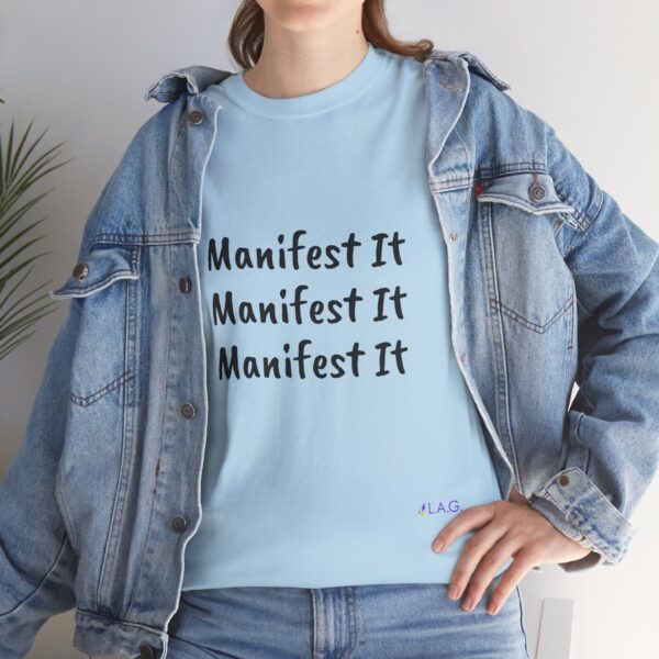 Unisex Cotton "Manifest It" Tee - Image 266