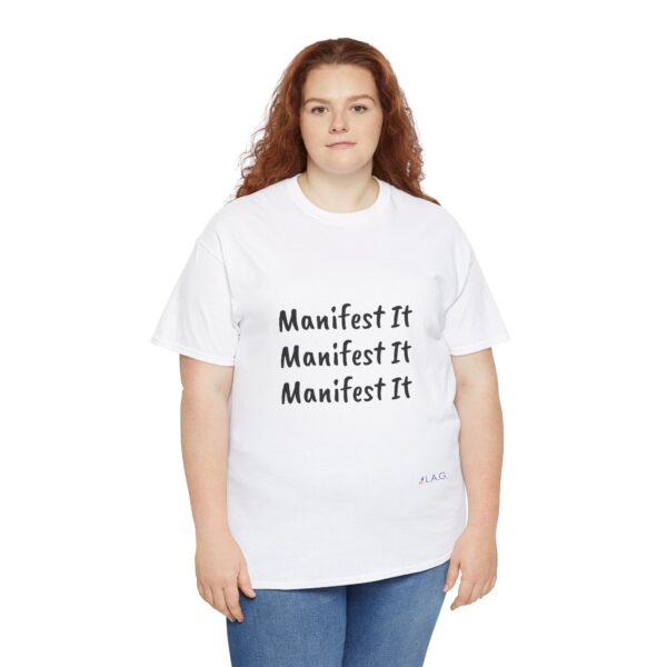 Unisex Cotton "Manifest It" Tee - Image 42