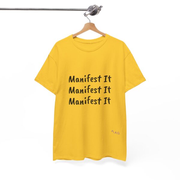 Unisex Cotton "Manifest It" Tee - Image 7