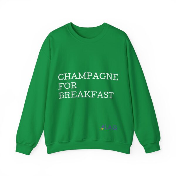 Unisex "Champagne for Breakfast" Crewneck Sweatshirt