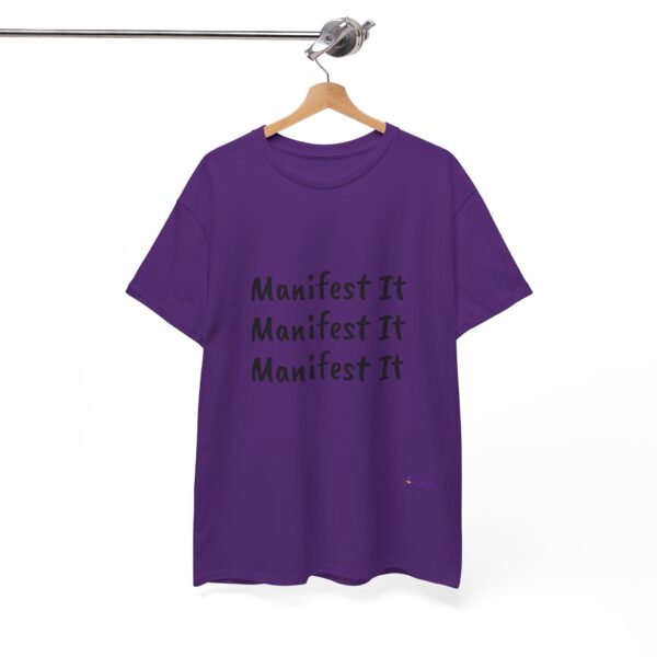 Unisex Cotton "Manifest It" Tee - Image 358