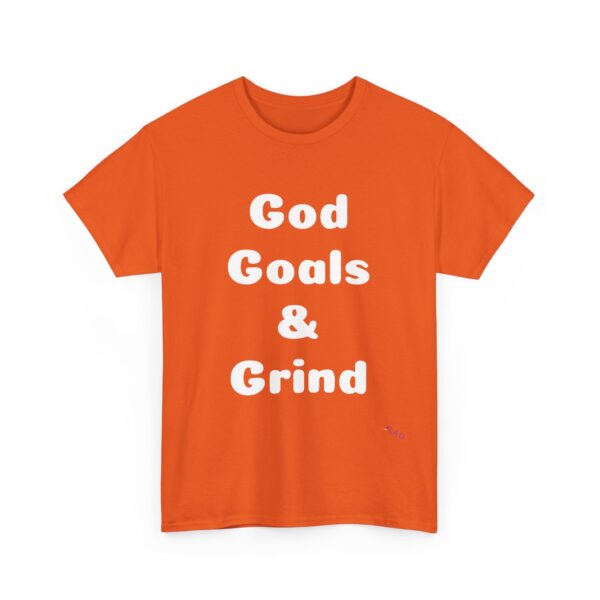 Unisex Cotton Tee "God, Goals & Grind" - Image 31