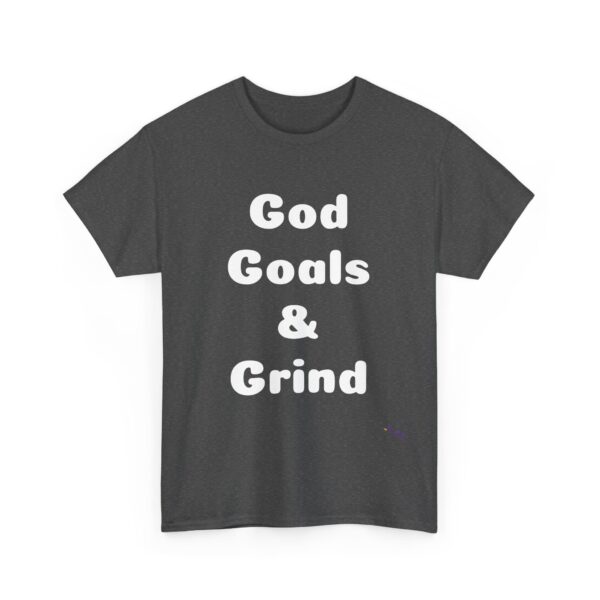 Unisex Cotton Tee "God, Goals & Grind" - Image 15