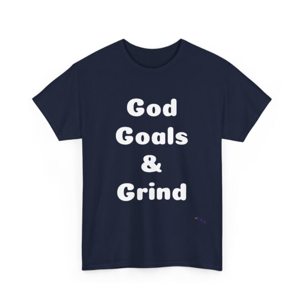 Unisex Cotton Tee "God, Goals & Grind" - Image 27