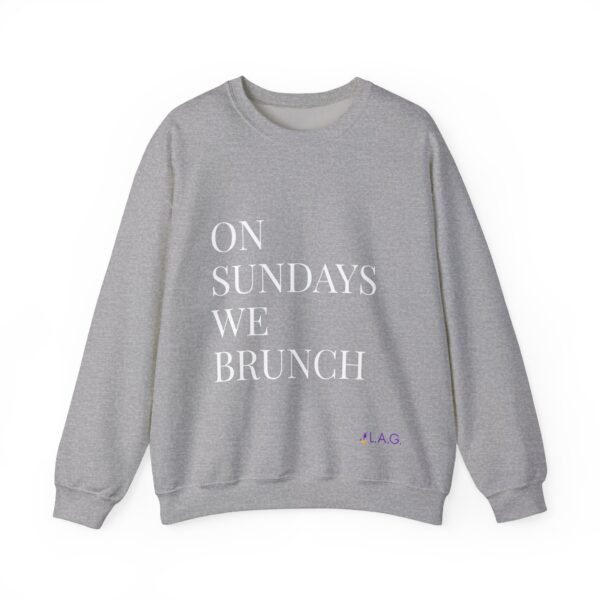 Unisex "On Sundays we Brunch" Crewneck Sweatshirt - Image 13