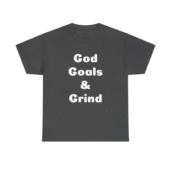 Unisex Cotton Tee "God, Goals & Grind" - Image 13