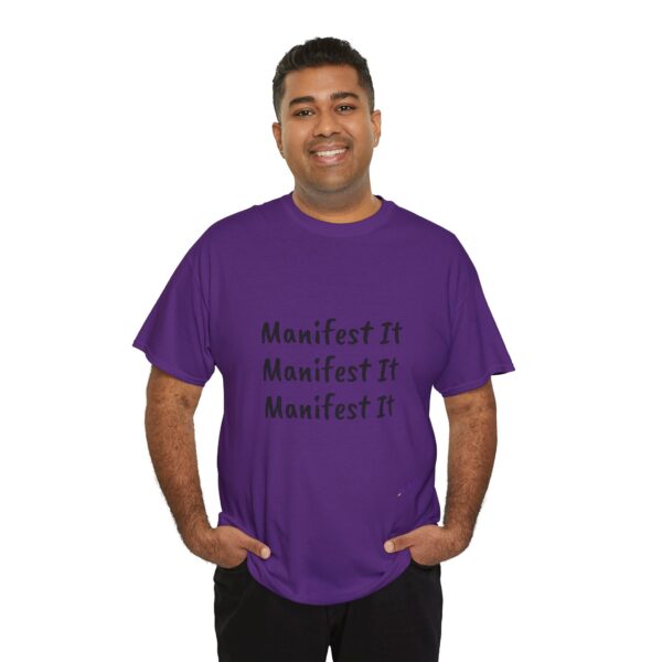 Unisex Cotton "Manifest It" Tee - Image 368