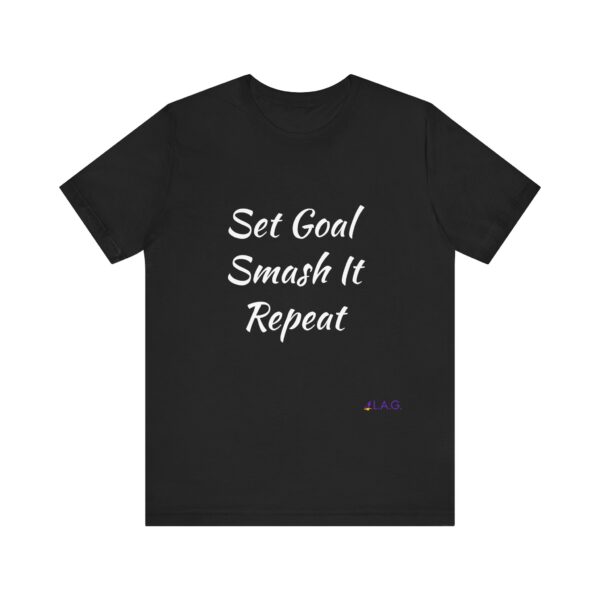 Unisex Short Sleeve "Set Goal" Tee - Image 5