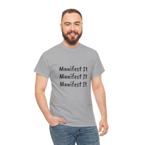 Unisex Cotton "Manifest It" Tee - Image 67