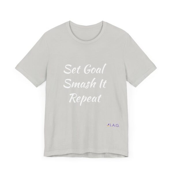 Unisex Short Sleeve "Set Goal" Tee - Image 23