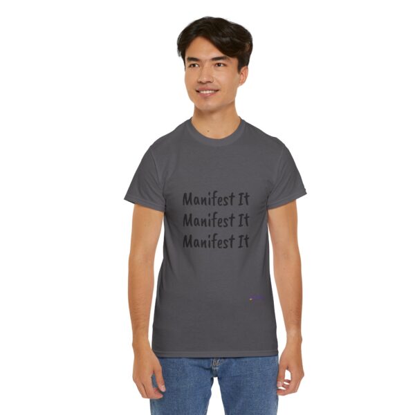 Unisex Cotton "Manifest It" Tee - Image 291