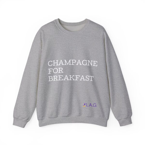 Unisex "Champagne for Breakfast" Crewneck Sweatshirt - Image 13