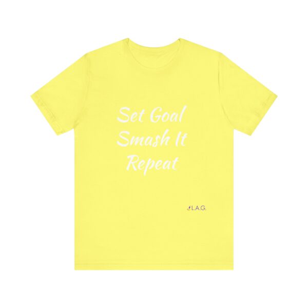 Unisex Short Sleeve "Set Goal" Tee - Image 25