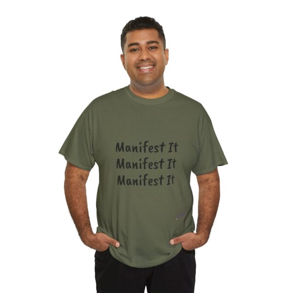 Unisex Cotton "Manifest It" Tee - Image 152