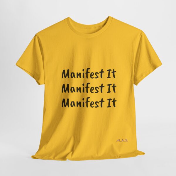 Unisex Cotton "Manifest It" Tee - Image 6