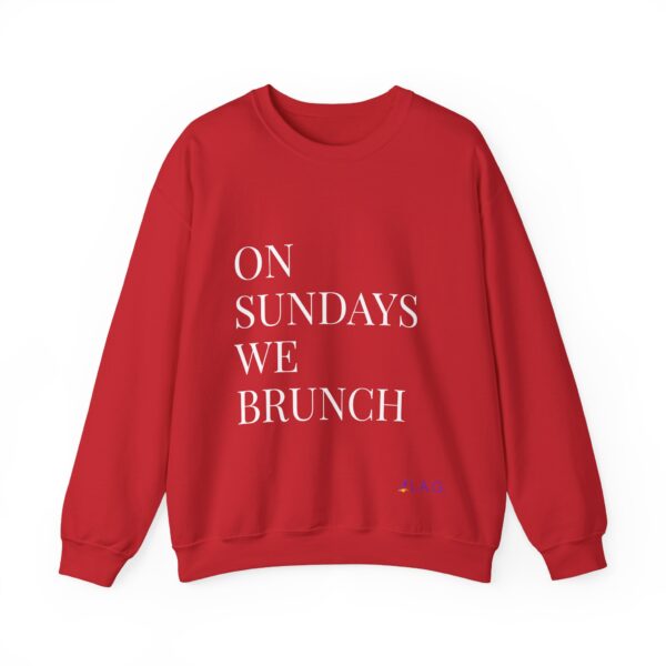 Unisex "On Sundays we Brunch" Crewneck Sweatshirt - Image 9