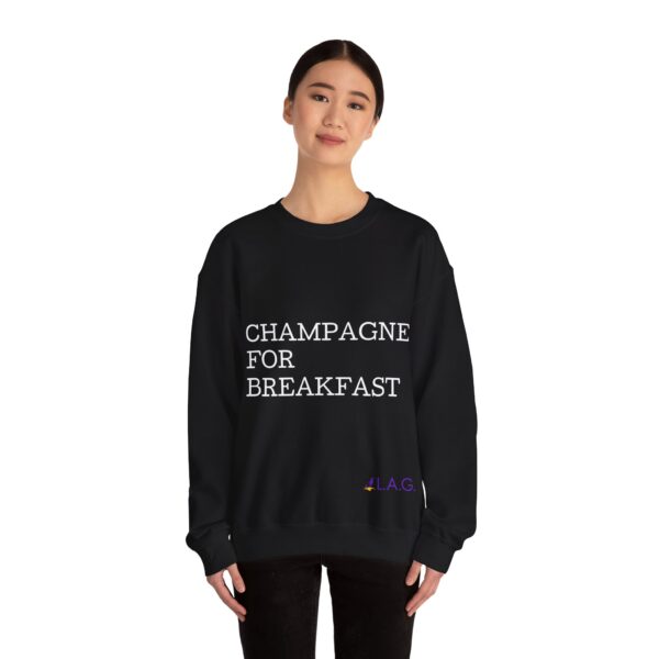 Unisex "Champagne for Breakfast" Crewneck Sweatshirt - Image 20