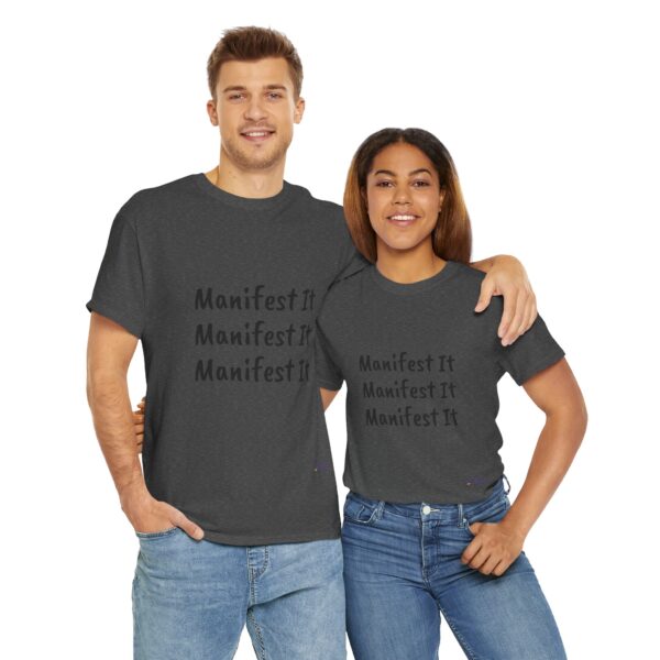 Unisex Cotton "Manifest It" Tee - Image 240