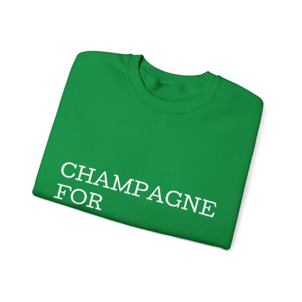 Unisex "Champagne for Breakfast" Crewneck Sweatshirt - Image 3