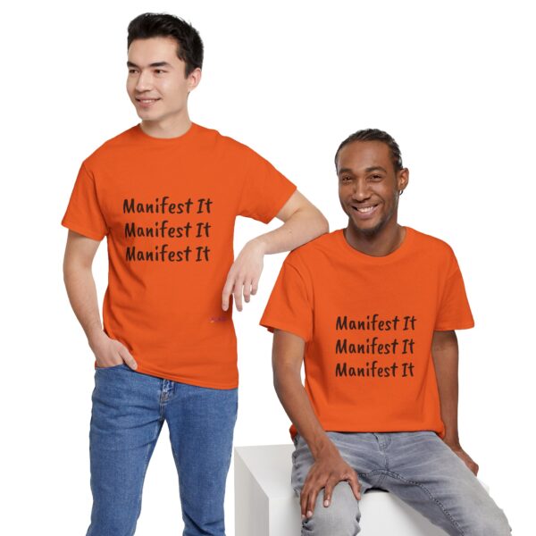 Unisex Cotton "Manifest It" Tee - Image 107