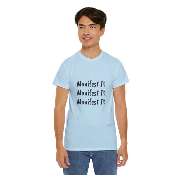 Unisex Cotton "Manifest It" Tee - Image 264