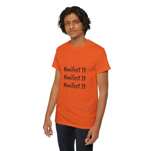 Unisex Cotton "Manifest It" Tee - Image 100