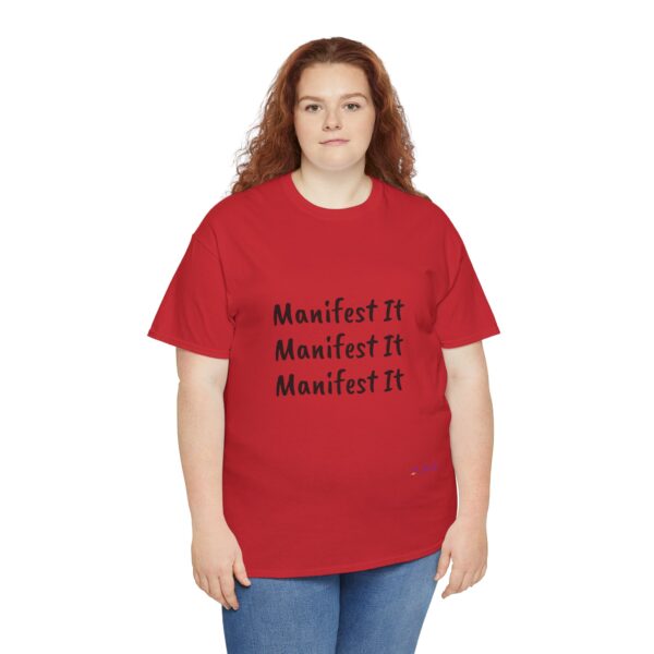 Unisex Cotton "Manifest It" Tee - Image 393